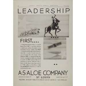   Ad A. S. Aloe Company St. Louis   Original Print Ad