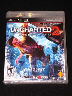 Uncharted 2 ORIGINAL BLACK LABEL RELEASE PS3 RARE NEW  