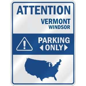  ATTENTION  WINDSOR PARKING ONLY  PARKING SIGN USA CITY 