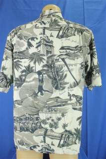 Hana Bay Beach Boys Girls Girls Girls Hawaiian Print Shirt Medium 