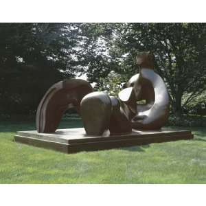   Henry Moore   24 x 18 inches   Three Piece Reclining Figure; Draped