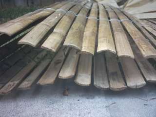 Bamboo Split Flat Fence 6 x 45 Tiki Bar Luau Fencing  