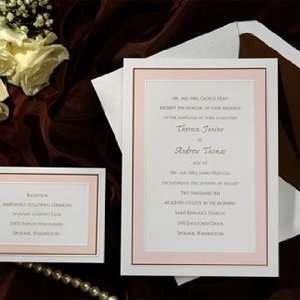  Pink Wedding Invitations R8327 (QTY 100) Health 
