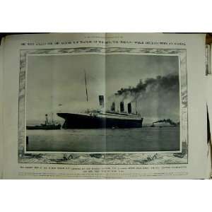  54 images of prints Titanic disaster 1912 from ILN on CD 