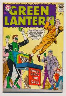 GREEN LANTERN #31 VG, Power Rings for Sale, Silver Age DC Comics 
