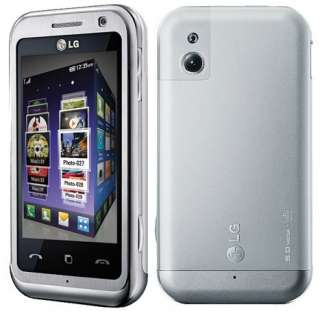 New LG KM900 ARENA 8GB 5MP 3G GPS WIFI Phone SILVER  