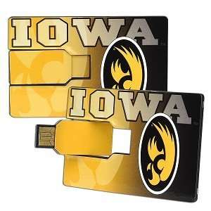  1GB USB University of Iowa Hawkeyes Credit Card Style 