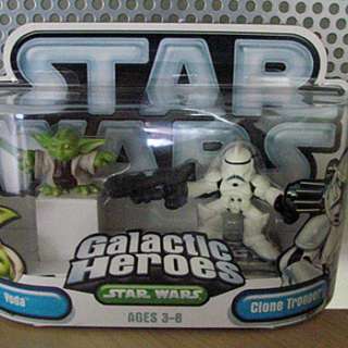Star Wars Galactic Heroes RARE ERROR Yoda Clone Trooper  