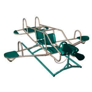 New Airplane Teeter Totter Ace Flyer 90135 Earth Tone  