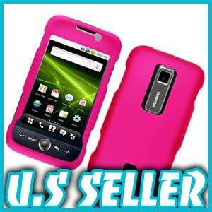 NEW RUBBER PINK HARD CASE COVER FOR HUAWEI ASCEND M860  