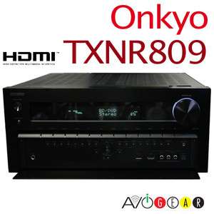 1,120 Watts Onkyo TX NR809 7.2 Channel 3D Network A/V Receiver Multi 
