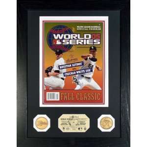Chicago White Sox vs. Houston Astros Framed 2005 World Series Program 
