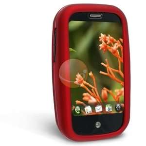  Clip on Rubber Coated Case for Palm Pre, Red Electronics