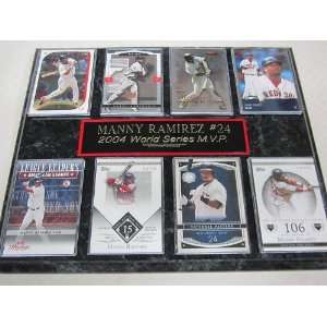  Boston Red Sox Manny Ramirez 8 Card Plaque Sports 
