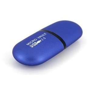  8GB Exquisite Oval Flash Drive (Blue) Electronics