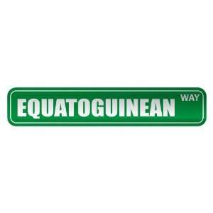   WAY  STREET SIGN COUNTRY EQUATORIAL GUINEA