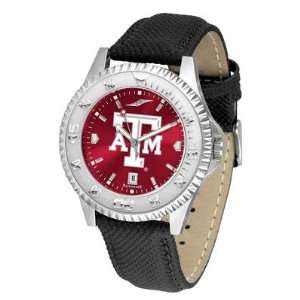 Texas A&m University Aggies Competitor Anochrome  Poly/leather Band 