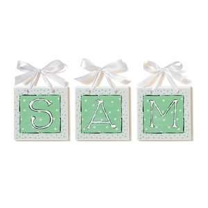 Lil Green Bean Ceramic Letter Tiles