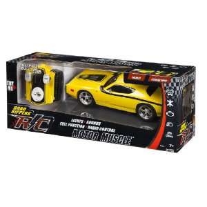  Yellow Radio Control Super Bee Muscle Car with Lights and 