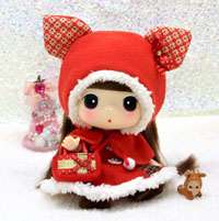 Lovely Cute Collectible Doll 18cm DDUNG red riding hood  
