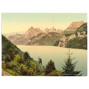   of Urnersee and Urirotstock, Lake Lucerne, Switzerland
