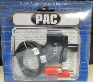 PAC LC 1 UNIVERSAL CAR AMPLIFIER REMOTE BASS KNOB NEW  