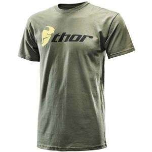  Thor Motocross Loud N Proud T Shirt   XX Large/Military 