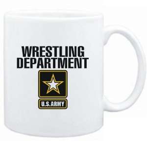  Mug White  Wrestling DEPARTMENT / U.S. ARMY  Sports 