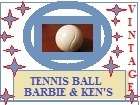 VINTAGE BARBIE DOLLS #941 TIME FOR TENNIS TENNIS BALL