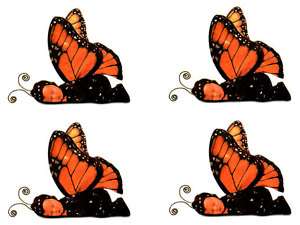 Anne Geddes Baby Scrapbook Stickers Monarch Butterfly  