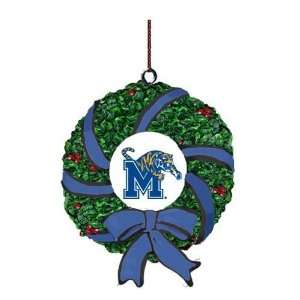 Memphis   Mascot Wreath Orn 