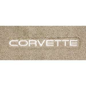   Torch Red Mat Logo Corvette Letters Embroidery (1984 90)   String