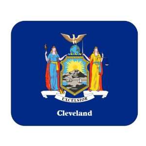  US State Flag   Cleveland, New York (NY) Mouse Pad 