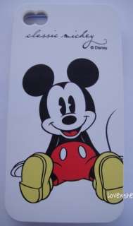   4G 4S   SOFT SILICONE RUBBER SKIN CASE COVER Disney Mickey Mouse Red