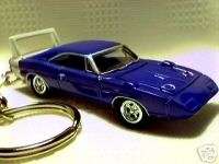 1969 Dodge Charger Daytona Blue Key Chain  