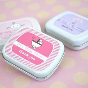  Baby Shower Personalized Mint Tins Baby
