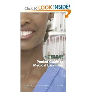  Stedmans Pocket Guide to Medical Language [Paperback 