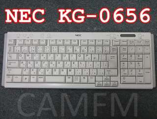 NEC Wireless Keyboard KG 0656 2.4DS1 Genuine White grey  