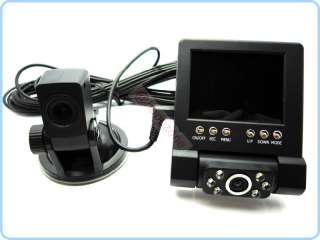   HD 2.8 Car DVR Dashboard Camera IR Rotate Dual Lens Motion detection