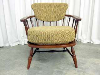   Chair Mid Century Modern Style w Windsor Influence Deep Cushion  