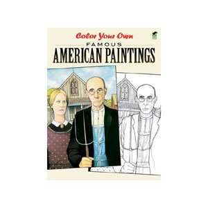  Color Famous American Paintings Book Toys & Games