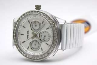   Multifunction White Expansion Band Pearl Watch 37mm ES2953  
