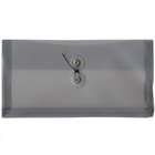   10) Smoke Gray Button & String Plastic Envelope   12 envelopes per