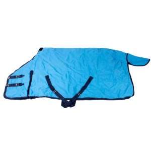 Waterproof 600D Blue Winter Turnout Horse Blanket 70 84  
