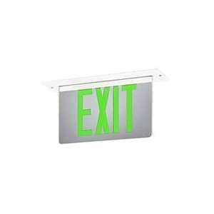  RXL13   Edge Lit Recessed Exit Sign   Emergency/Safety 