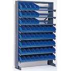  Storage Systems Sloped Shelf Storage Bin and Rack Unit with 32 4 