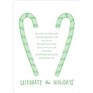  Candy Cane Celebration Holiday Invitation Health 