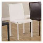 wildon home benson accent parson chair in white set of