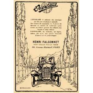   Ad French Car Overland 4 Falconnet Drive Bourgogne   Original Print Ad