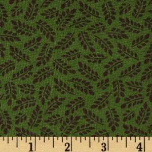   Wide Green Wheat Folklore Fabric By The Yard Arts, Crafts & Sewing